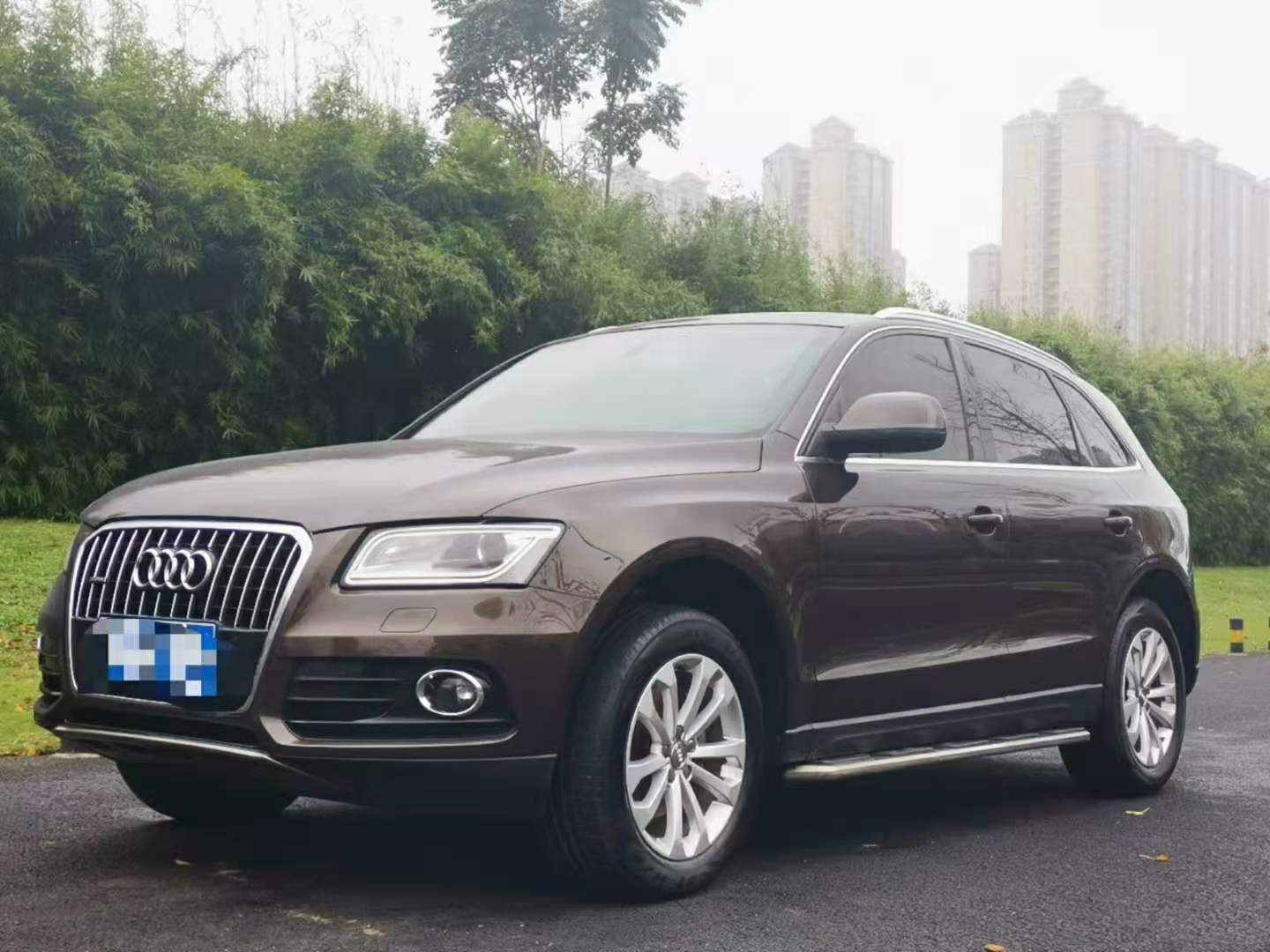 14年奧迪Q5，2.0T大天窗，整車大部分原裝漆